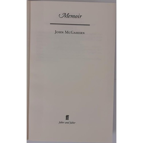 404 - John McGahern; Memoir, signed limited edition 235/250 HB in a slipcase, Faber 2005