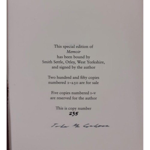 404 - John McGahern; Memoir, signed limited edition 235/250 HB in a slipcase, Faber 2005