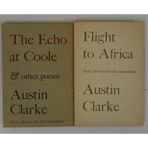 405 - Austin Clarke. The Echo at Coole Park & Other Plays. Dolmen Press. 1968 and Austin Clarke. Fligh... 