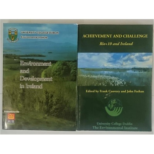 414 - John Feehan, Environment and Development in Ireland, UCD, 1992 folio. Convery and Feehan, Achievemen... 