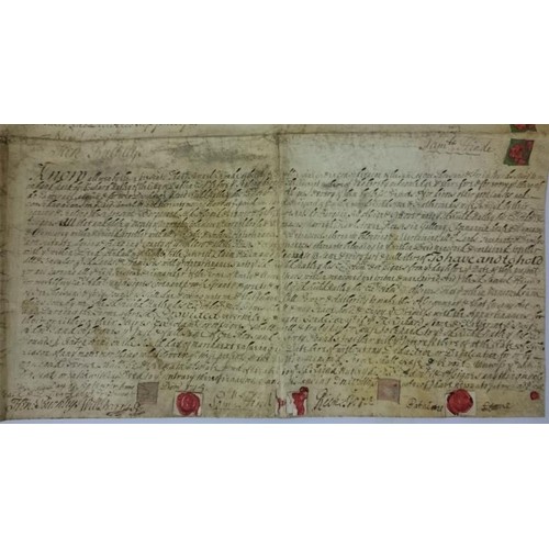 454 - Historical Document. Memorial dated 1709. Burdett Jodrell of Dublin, Samuel Hinde of Dublin and Wick... 