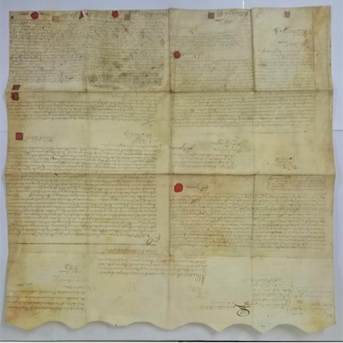 454 - Historical Document. Memorial dated 1709. Burdett Jodrell of Dublin, Samuel Hinde of Dublin and Wick... 