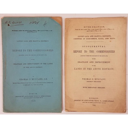 466 - Mulvany, Thomas J. Lough Gara and Mantua District. Report to the Commissioners appointed under the P... 