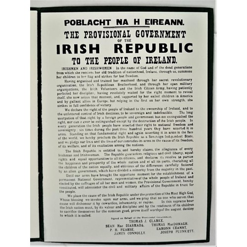 467 - The Easter Proclamation of the Irish Republic 1916. Dolmen Press. 1996. Frontis of dying Cuchulain. ... 