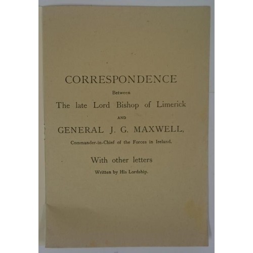 469 - [re 1916 Executions] Bishop O’Dwyer of Limerick. Correspondence with General Maxwell, Commande... 