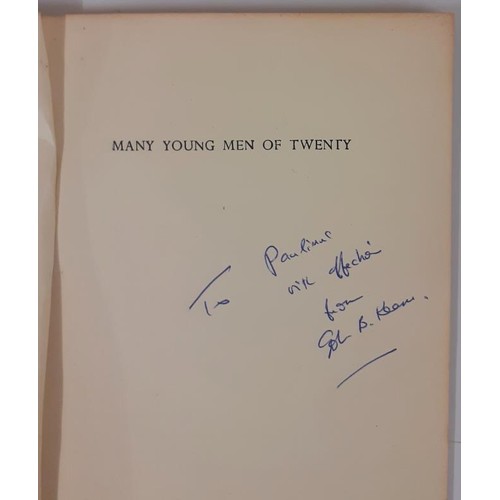 473 - John B Keane: Many Young Men of Twenty, signed first edition PB, Progress House 1961 very scarce