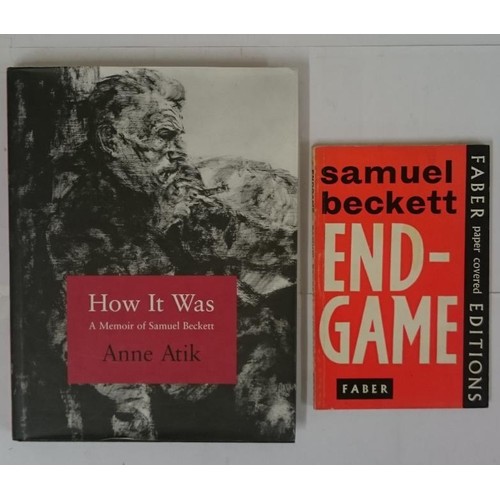 481 - Samuel Beckett. End-Game. 1972. Wrps and Anne Atik. How It Was - A Memoir of Samuel Beckett. 2001. 1... 