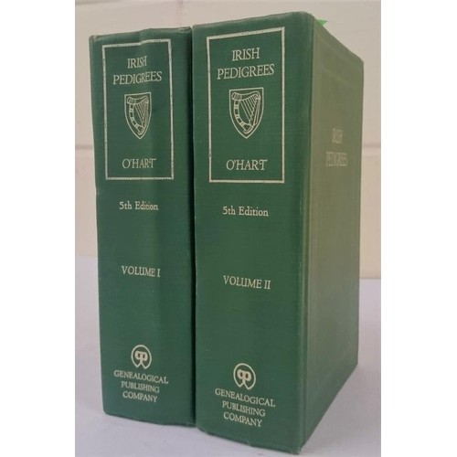 492 - Irish Pedigrees or The Origin and Stem of the Irish Nation by John O'Hart Vol 1-2, 1976