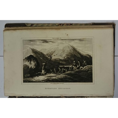 503 - W.H. Maxwell. Wild Sports of The West. 1832. 2 volumes. First. Topographical plates of West of Irela... 