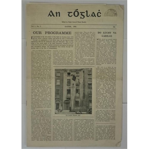 539 - An tÓglach edited by Major General Piaras Beaslai. Easter 1961. Association of Old Dublin Bri... 