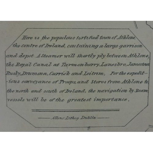 553 - Seven Churches to Athlone and Lough Ree. Printed and published for the Irish Inland Steam Navigation... 