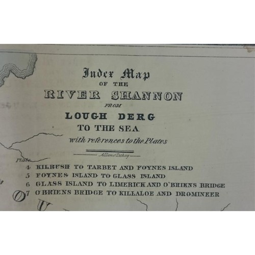 562 - Lough Derg to the Sea. Printed and published for the Irish Inland Steam Navigation Company 1830. Lar... 