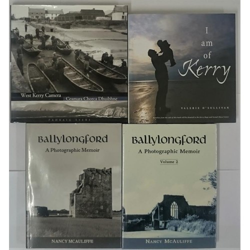 583 - Kerry Related: Ballylongford a Photographic Memoir. Folio, dj, 2 vols; vol 2011; vol 2 2012; mint co... 