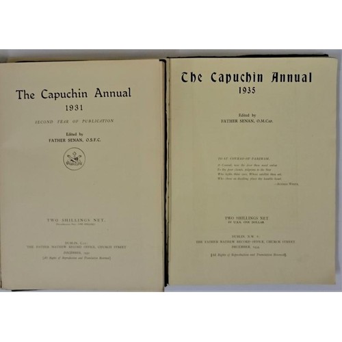 599 - Two Rare Capuchin Annuals, 1931 (2nd year) and 1935