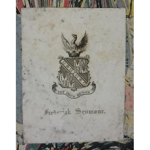 601 - John Gay. Fables. 1793. Numerous copper engravings. Fine contemporary calf. Armorial book plate