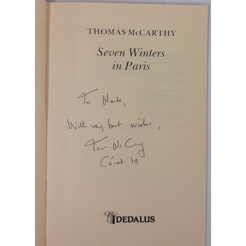 606 - Thomas McCarthy; The First Convention, signed first edition French flaps, Dolmen Press 1978; Seven W... 