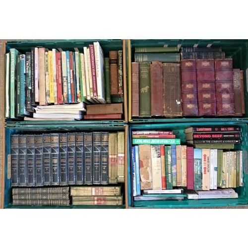 622 - 4 Boxes of Farming/Animal Husbandry related Books. C 90