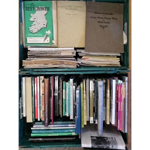 625 - 2 Boxes of Irish Interest books/pamphlets relating to Farming/Animal Husbandry and Rural Life C 90