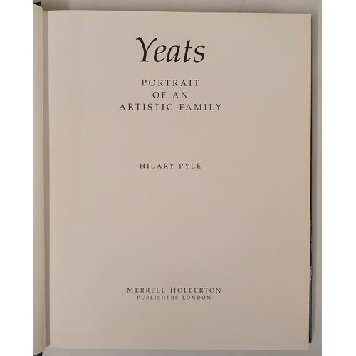 41 - Yeats. Portrait of an Artistic Family. Hilary Pyle. Merrell Holberton. 1997. large format. Dust wrap... 