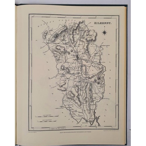 44 - Atlas of Ireland. Map of Ireland and County Maps. By Samuel Lewis. Galway reprint of 1837 original e... 