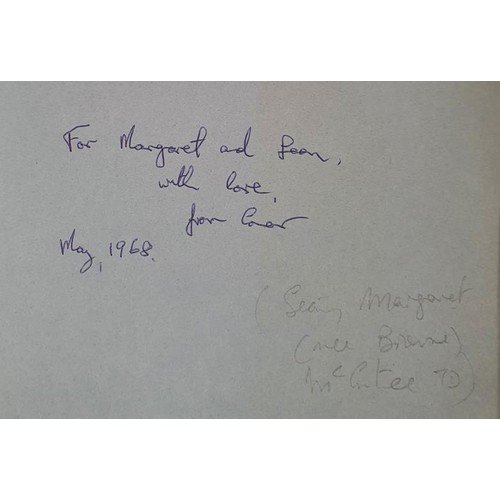 54 - Sean McEntee associated (former Tanáiste): personal copy with his sig of the Poems of Robert ... 