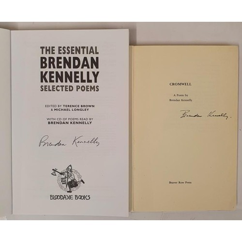 58 - Brendan Kennelly; Cromwell, signed first edition PB, Beaver Row Press 1985; The Essential Brendan Ke... 