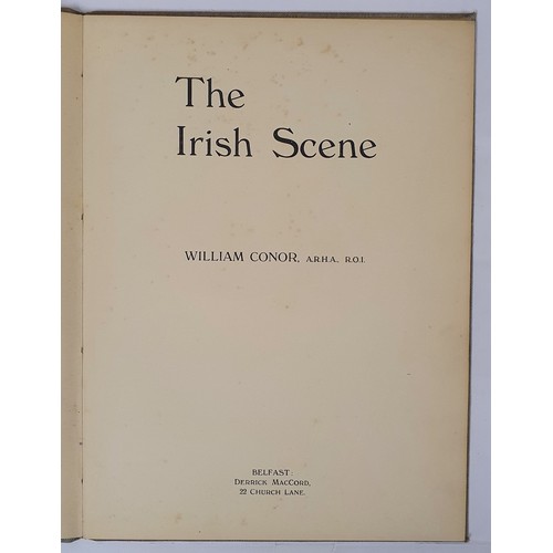 71 - William Conor; The Irish Scene, first edition HB, illustrated copiously by artist William Conor, Der... 