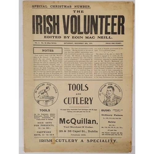 79 - The Irish Volunteer- Special Christmas Number , Dec 18th 1915. Edited by Eoin Mac Neil