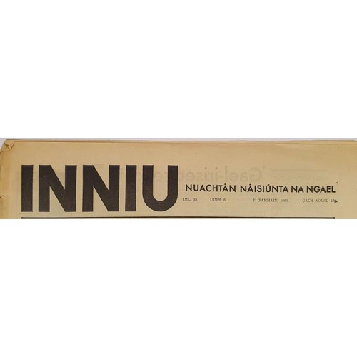 96 - Inniu. A wonderful collection of the Irish language newspaper published by Gael Linn during the 1970... 