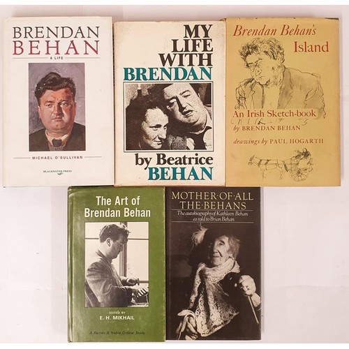 102 - Brendan Behan Interest X 5 Titles: Brendan Behan's Isalnd; My Life with Brendan by Beatrice Behan; B... 