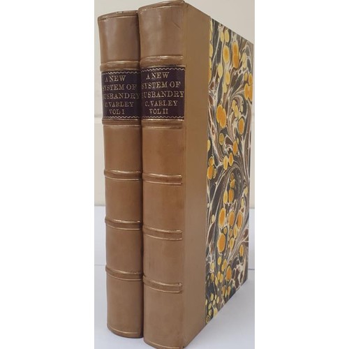 105 - Charles Varley. A New System of Husbandry. 1771. 2 volumes. Fine later half calf (2)