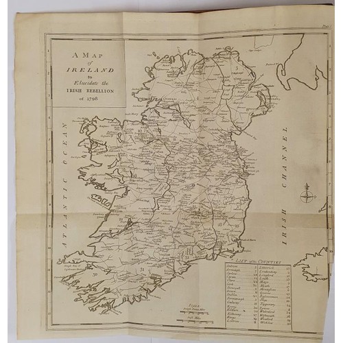 109 - Memoirs of the Different Rebellions in Ireland of 1798 by Richard Musgrave. Dublin, Marchbank. 1801.... 