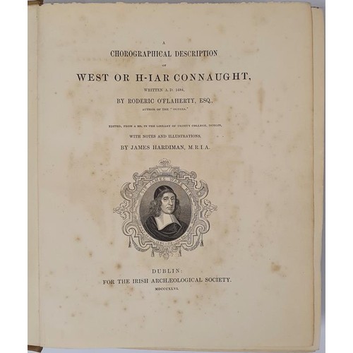 120 - A Chorographical Description of West or H-Iar Connaught written 1684 by Roderic O’Flaherty wit... 