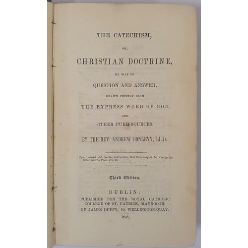 124 - Rev. Andrew Donlevy. The Catechism of the Christian Doctrine and AnTeugasm Criosduide de reir Ceasda... 