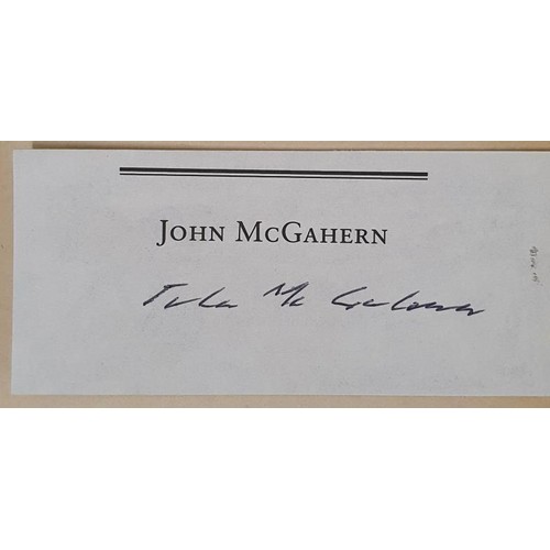 125 - John McGahern - The Leavetaking, First UK Edition, 1974 First Printing. This is a true first edition... 