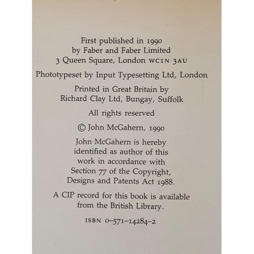 129 - Amongst Women John McGahern Published by Faber & Faber, London, 1990. 1st Edition. True First Ed... 