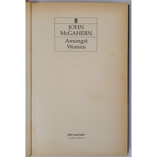 130 - John McGahern. Amongst Women. 1990. 1st. Fine pictorial d.j. of Irish tricolour.