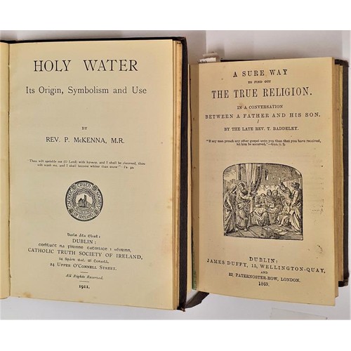 132 - Collection of Irish printed pamphlets. Volume one, works printed by James Duffy 1870s. 6 works. lack... 