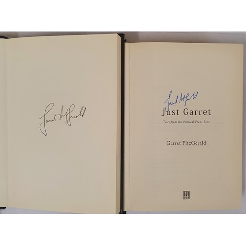 134 - Garret Fitzgerald – Ireland In the World, Liberties press, First edition, 2005, signed to the ... 