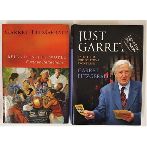 134 - Garret Fitzgerald – Ireland In the World, Liberties press, First edition, 2005, signed to the ... 