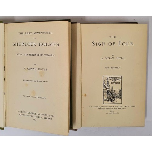 415 - The Last Adventures of Sherlock Holmes Doyle, Arthur Conan Published by George Newnes, Ltd., 1897. I... 