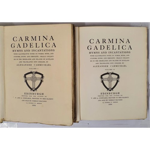 429 - Carmina Gadelica : hymns and incantations with illustrative notes on words, rites, and customs, dyin... 