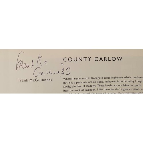 436 - Donovan Wylie; 32 Counties with new writing by 32 Irish writers, first edition HB signed at their co... 