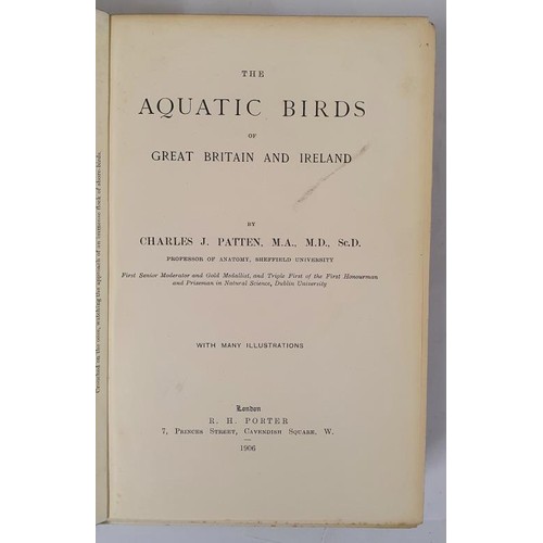 440 - The Aquatic Birds of Great Britain and Ireland Patten, C. J. Published by R. H. Porter, London, 1906