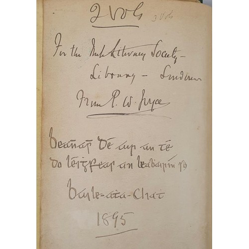 442 - The Origin And History Of Irish Names Of Places. JOYCE, P.W. SIGNED 1891/1893/1913