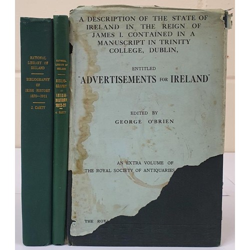 451 - ADVERTISEMENTS FOR IRELAND: Being a Description of the State of Ireland in the Reign of James I. Con... 