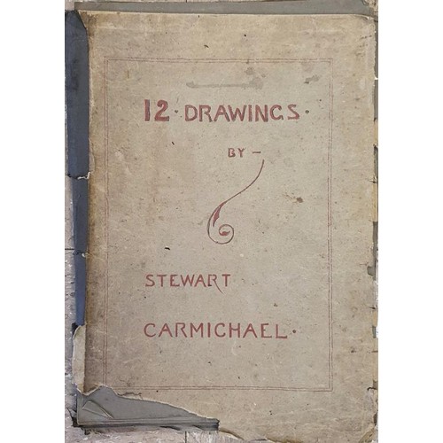 462 - Stewart Carmichael, 12 Drawings done in Lithography, Scottish painter known for his Celtic Revival, ... 