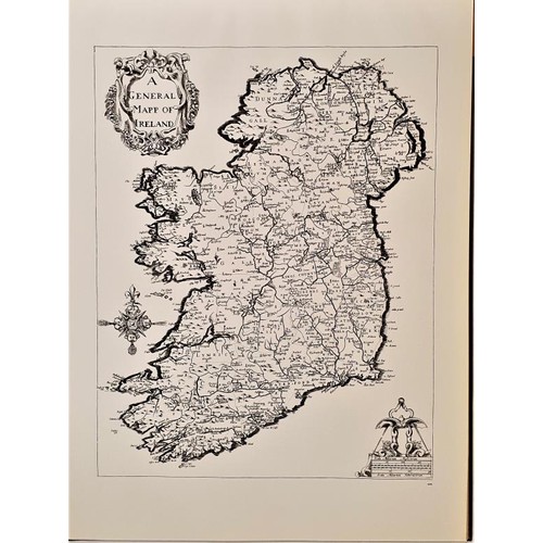 463 - Hiberniae Delineatio. Atlas of Ireland by Sir William Petty 1685. Newcastle. Frank Graham. 1968. Lim... 