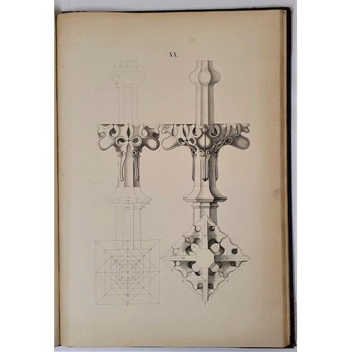 465 - Frederic Doffstadt. True Principles of Christian or Pointed Architecture. 1880. Large folio - Plate ... 