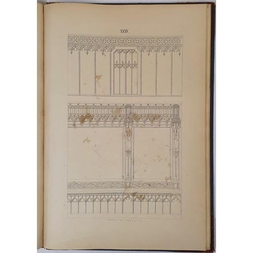 465 - Frederic Doffstadt. True Principles of Christian or Pointed Architecture. 1880. Large folio - Plate ... 